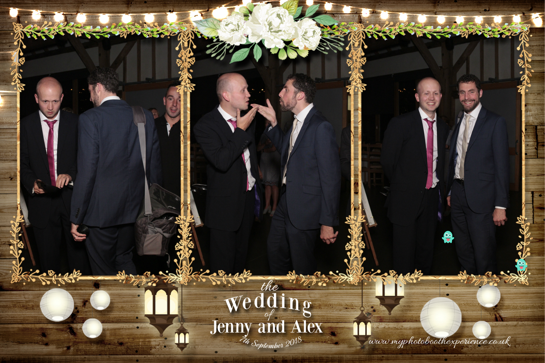 Jenny & Alex's Wedding | View more photos from the event at gallery.myphotoboothexperience.co.uk/u/MyPhotoBoothExperienceLtd/Jenny-Alexs-Wedding